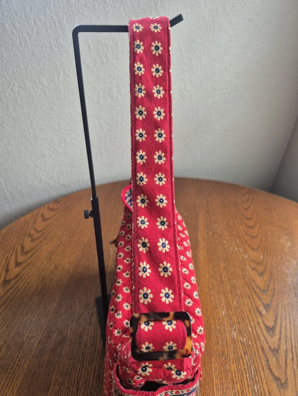 Vera Bradley Americana Red Carry All Cargo To-go Crossbody